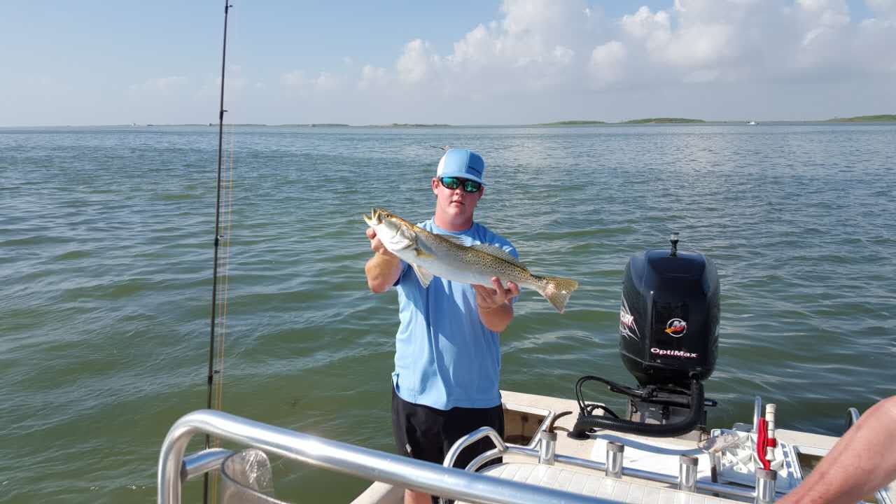 Speckled trout from the Laguna Madre in Texas Cast and Blast - trout