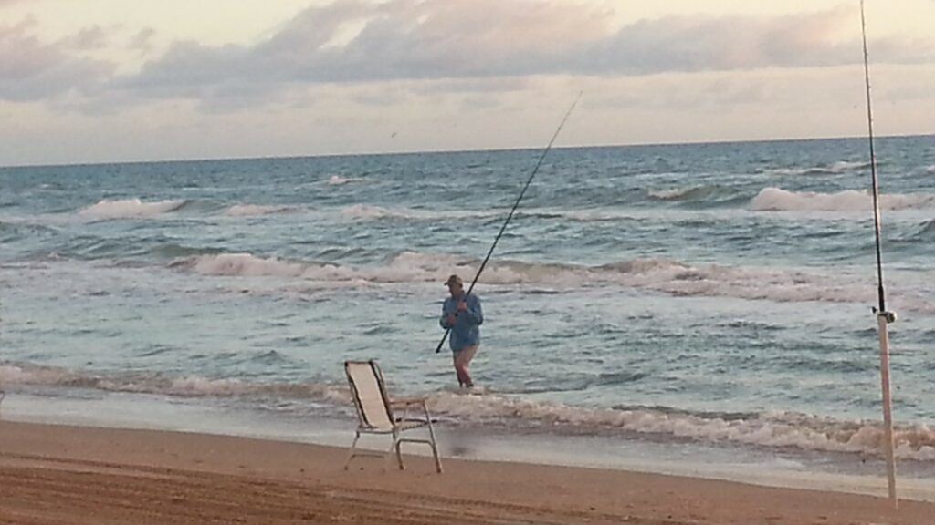 What is surf fishing