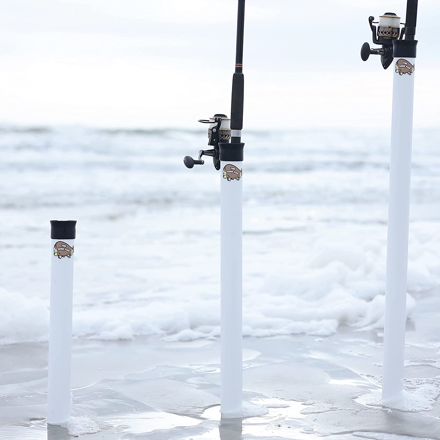 surf fishing sand spike rod holders - Sand Flea Sand Spike rod holders 2, 3, and 4 ft