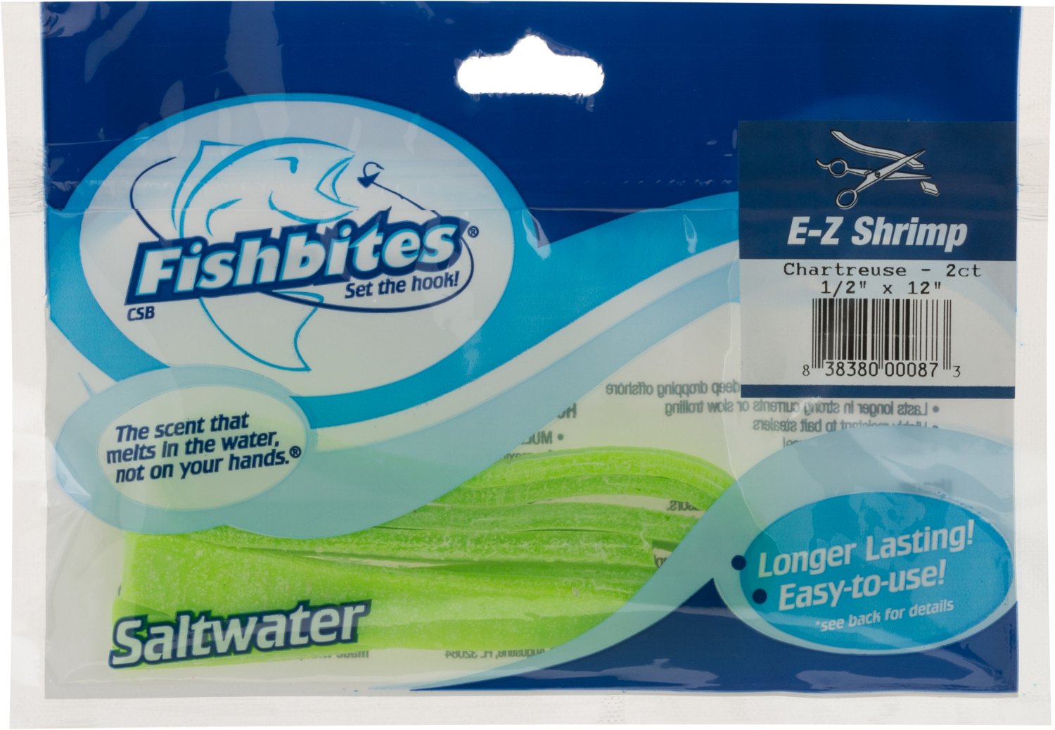 surf fishing Texas - fishbites synthetic strip bait