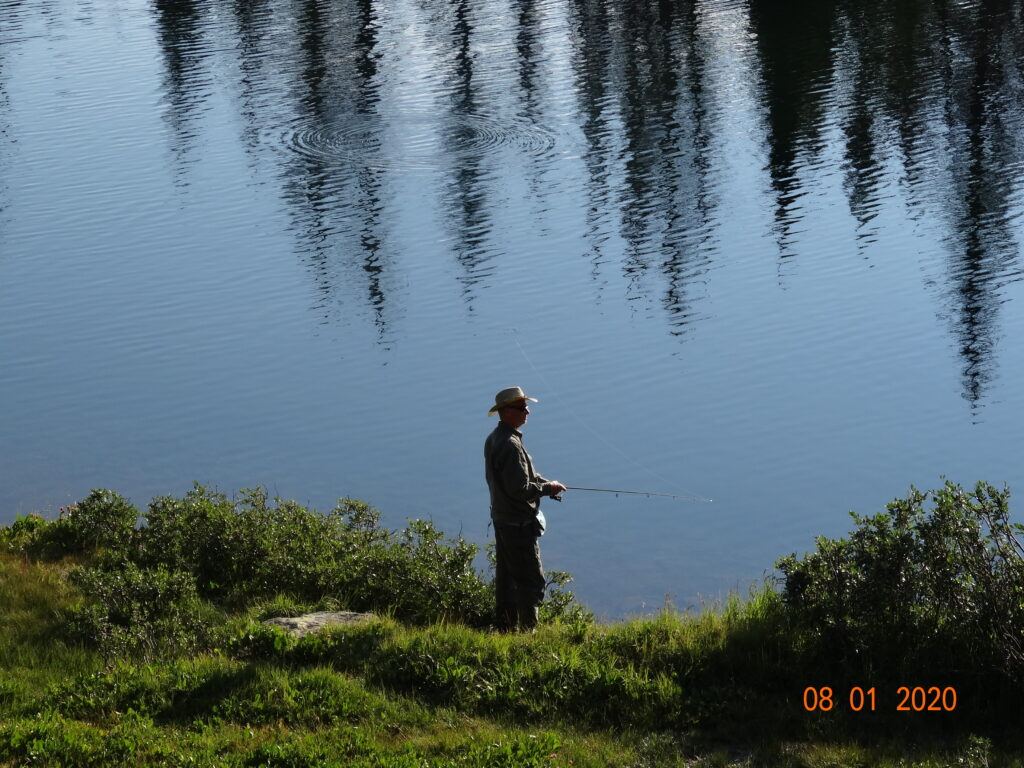 trout fishing Blue Lake