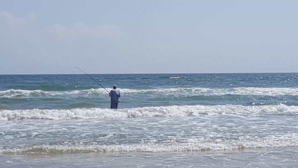 surf fishing