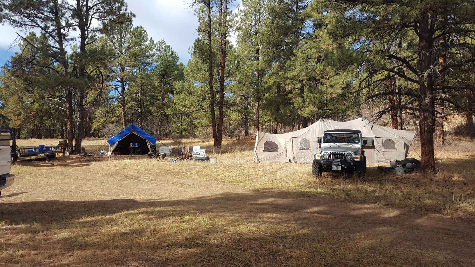 elk hunt - base camp