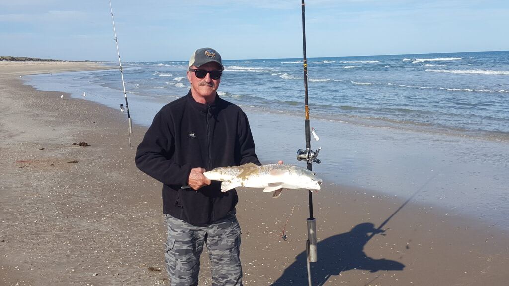 Sand Flea Surf Fishing Rod Holder Beach Sand Spike with Microfiber Bait  Towel and Adjustable Surf Rod Pin. 2, 3 or 4 Foot Lengths. Made from Impact