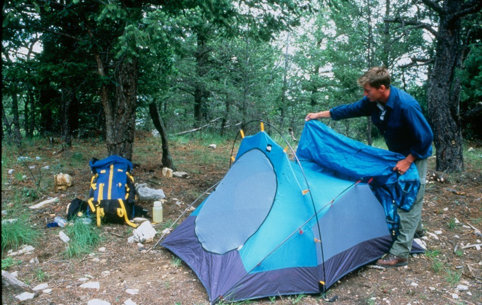 Guadalupe Peak - wilderness camp