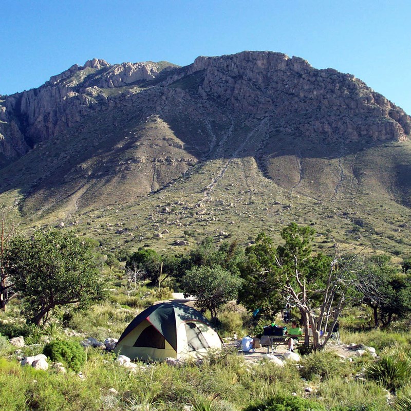 Guadalupe Peak - pine springs campground