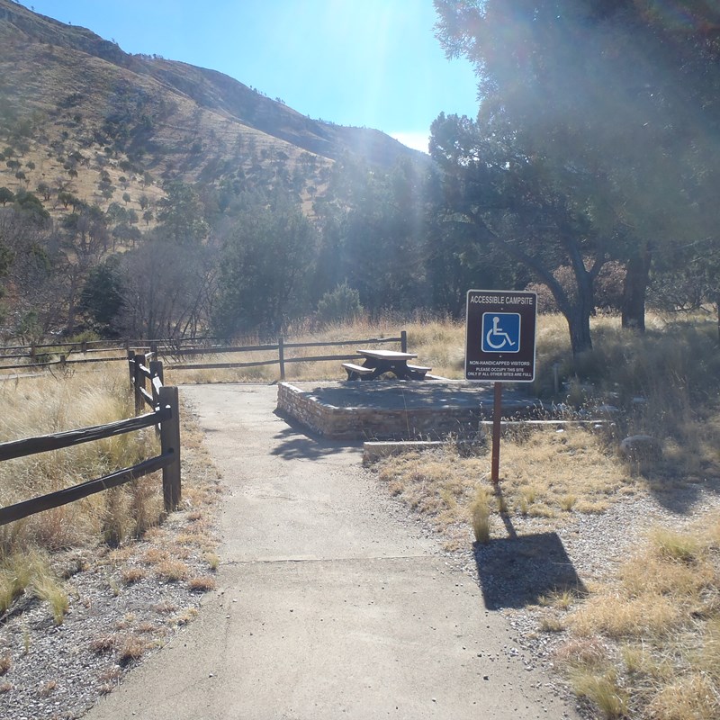 Guadalupe Peak - dog canyon campsite