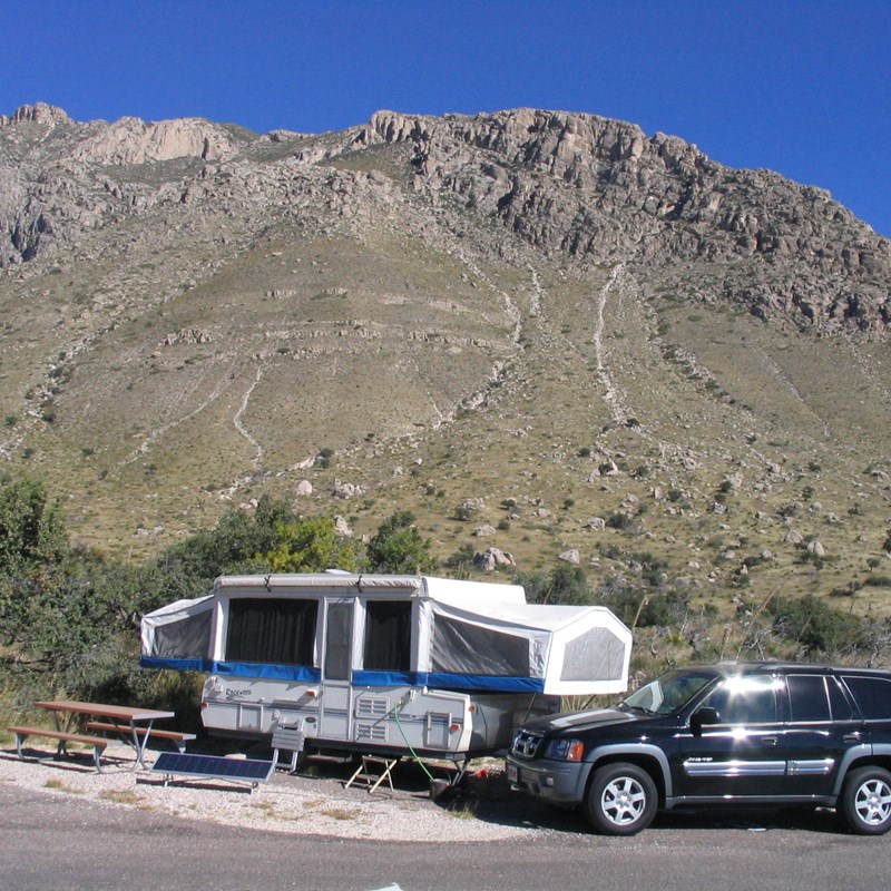 Guadalupe Peak - pine springs RV campsite