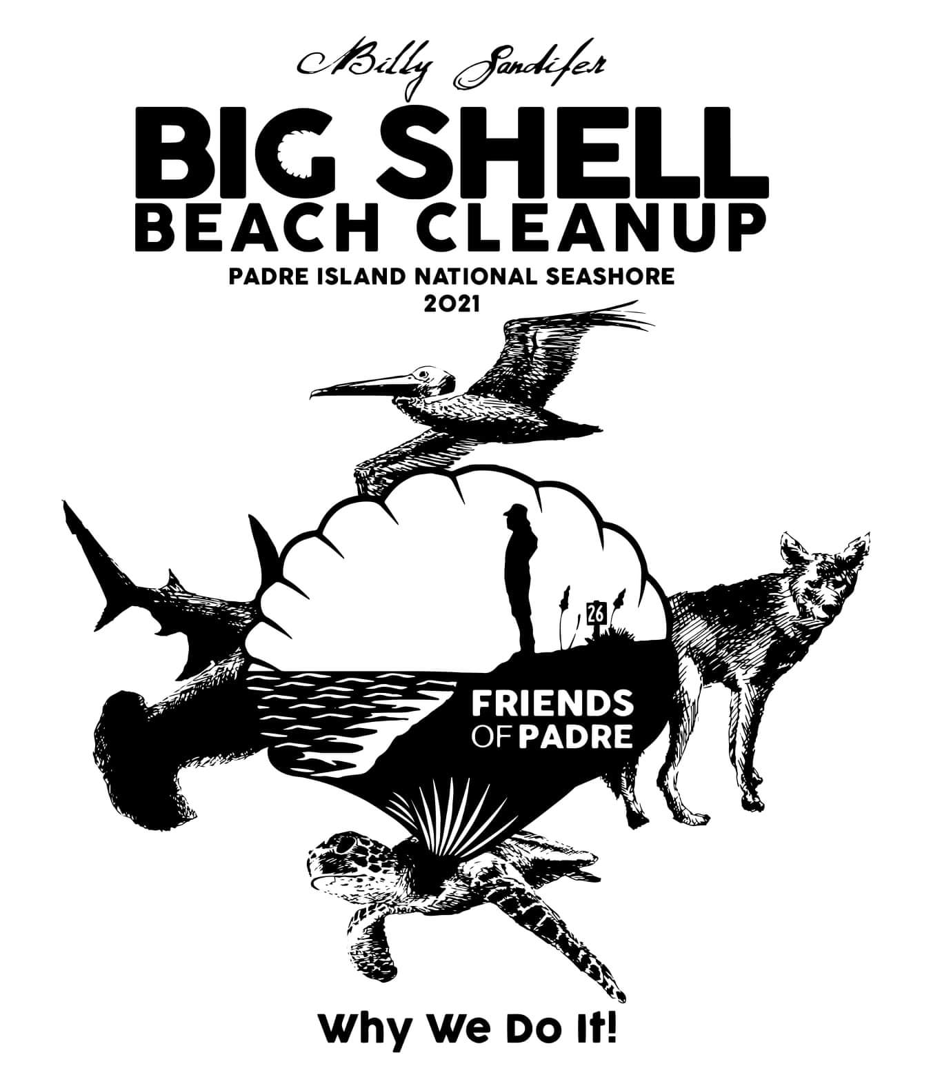 Billy Sandifer Big Shell Beach Clean up 