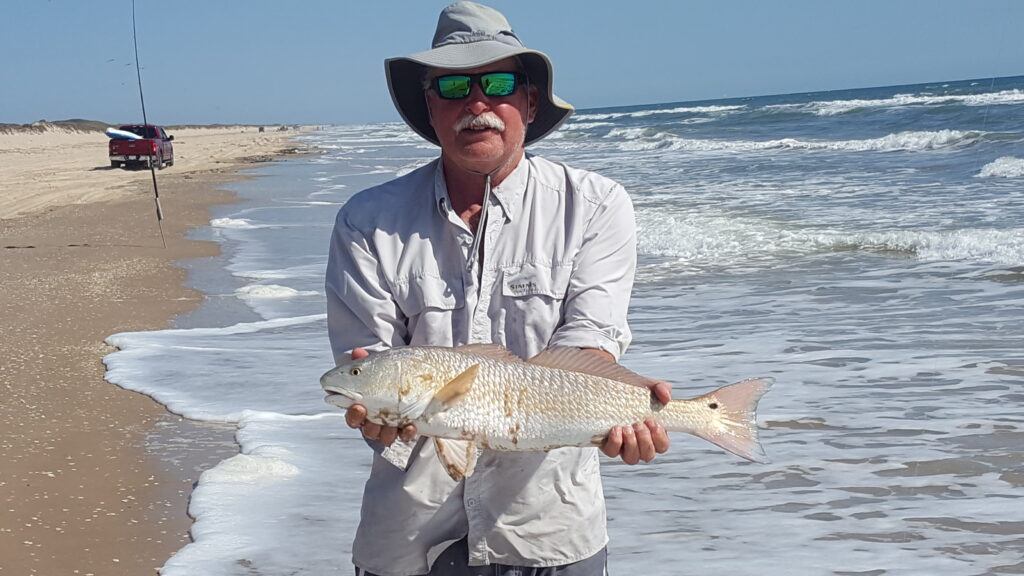 Ken Kuhn with a nice slot red