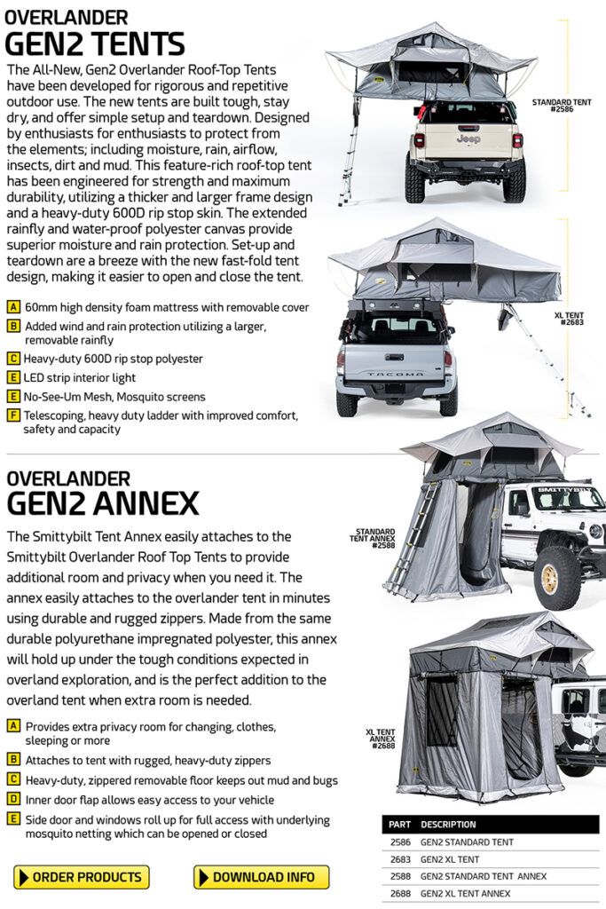 smittybilt overlander features