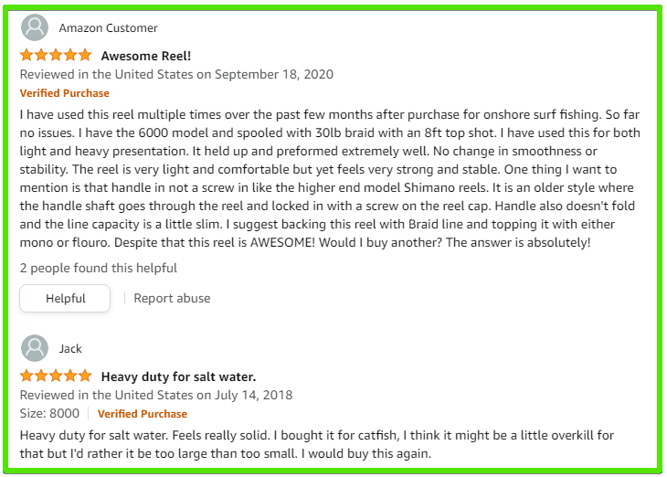 Shimano Soccoro Saltwater customer review
