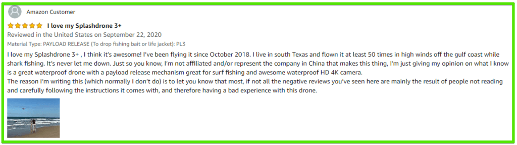 SwellPro Splash drone customer review