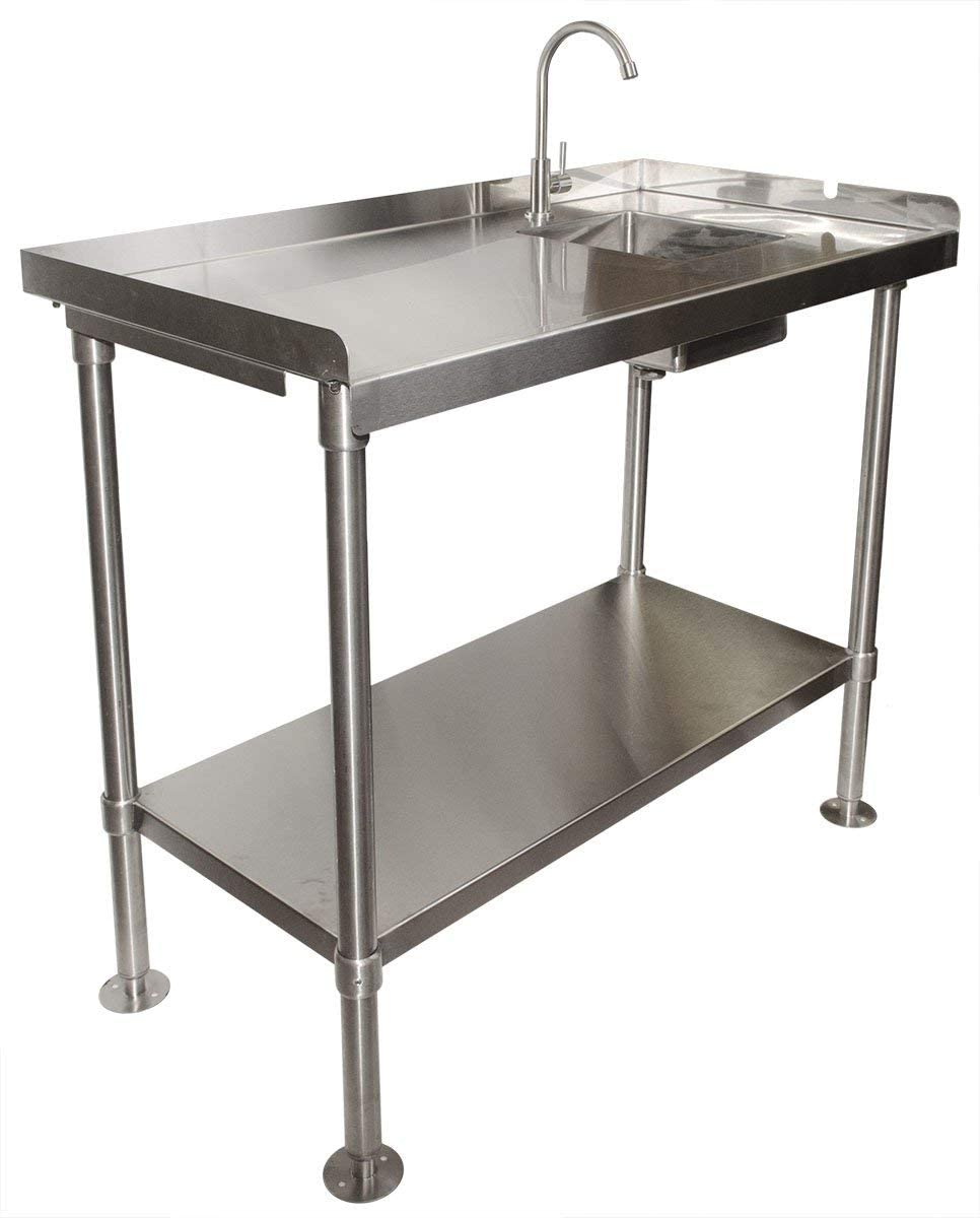 RITE-HITE stainless steel fish cleaning table