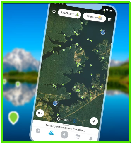 FishBrain catch locations map - FishBrain Fishing App Review