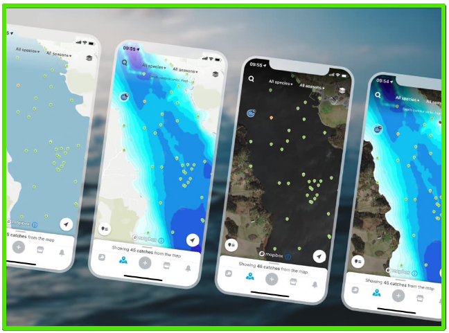 FishBrain Map Views - FishBrain Fishing App Review