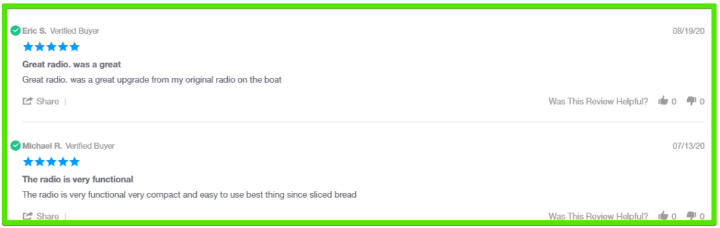 Cobra MRF45 marine radio customer reviews