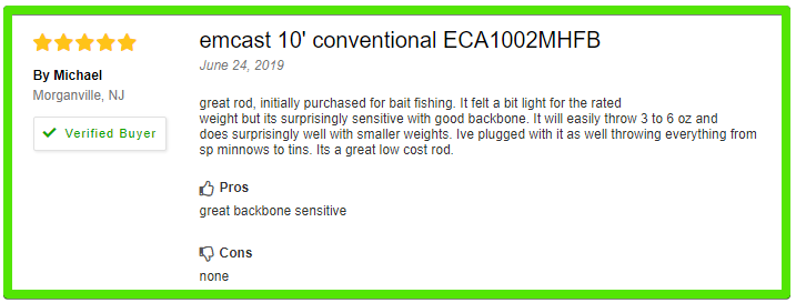 Daiwa Emcast Surf Rod Customer review