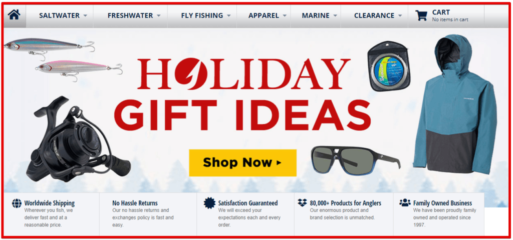 Tackle Direct Holiday Gifts - fishing gift ideas