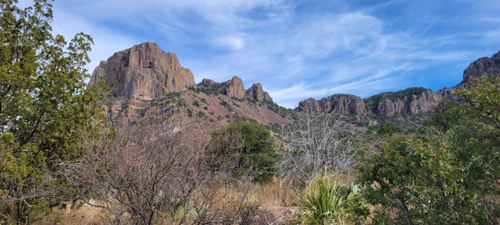 Emory Peak Big Bend National Park - View from the start of the Pinnacles trail.