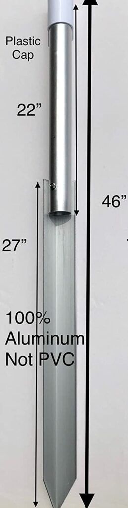 sandspike rod holders - All Aluminum and stainless sand spike