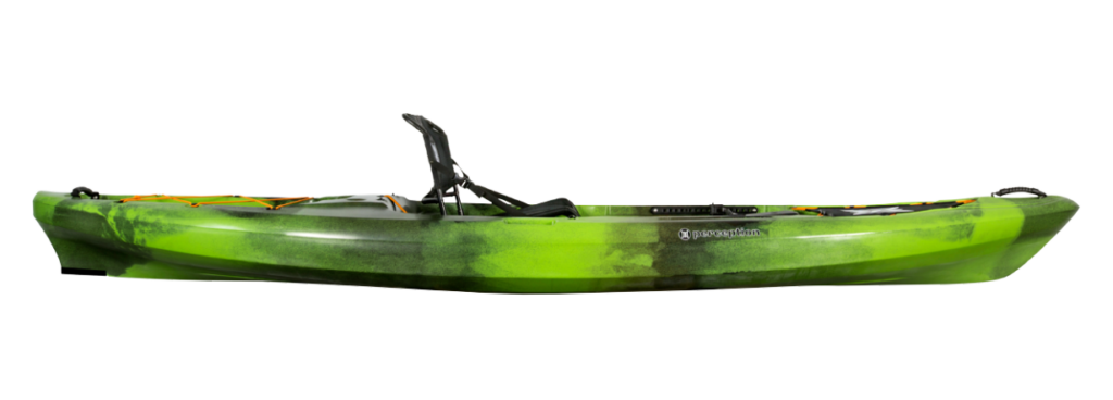 Perception Pescador Pro 12.0 fishing Kayak side view