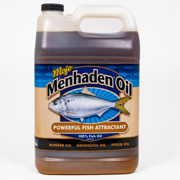 Menhaden oil fish attractant