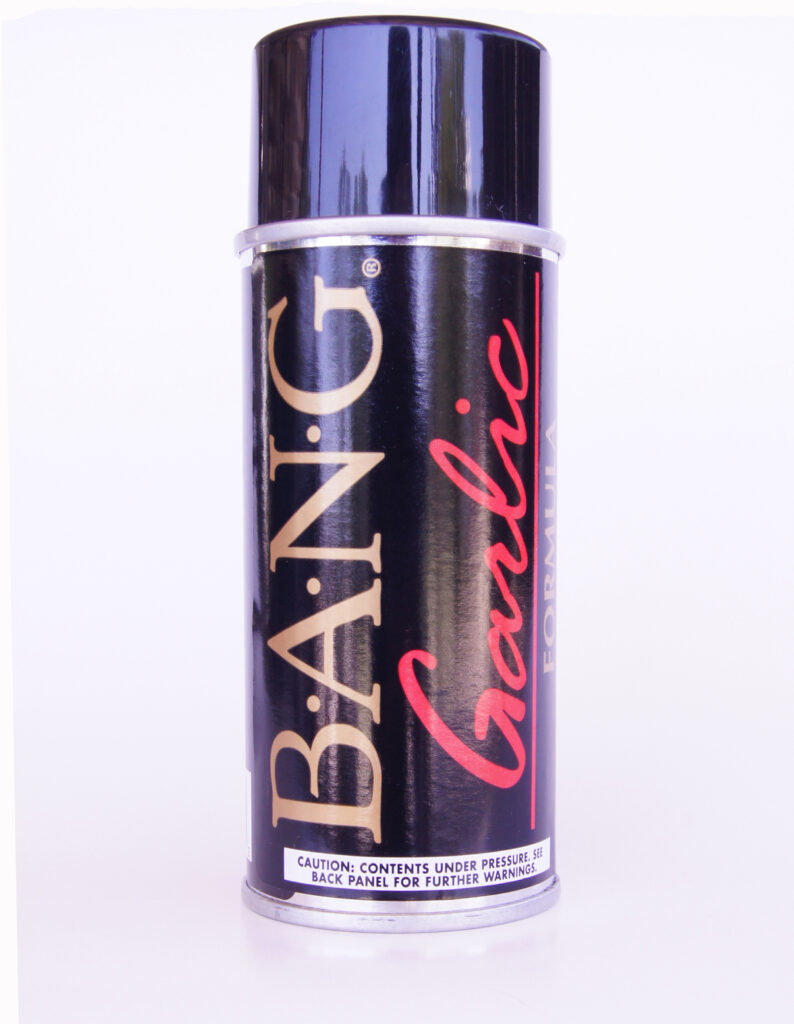 Bang Fish Attractant 5 Ounce Aerosol Long Lasting Lubricant Garlic