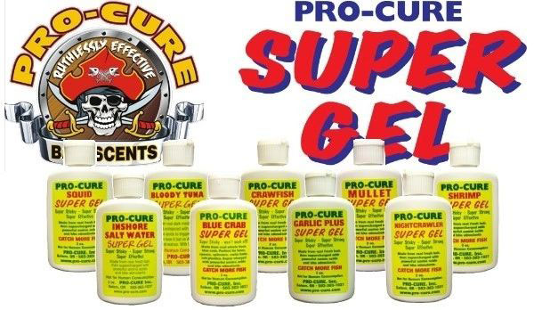 Pro-Cure Bait Super Gel - 2 oz. Blood Worm - TackleDirect