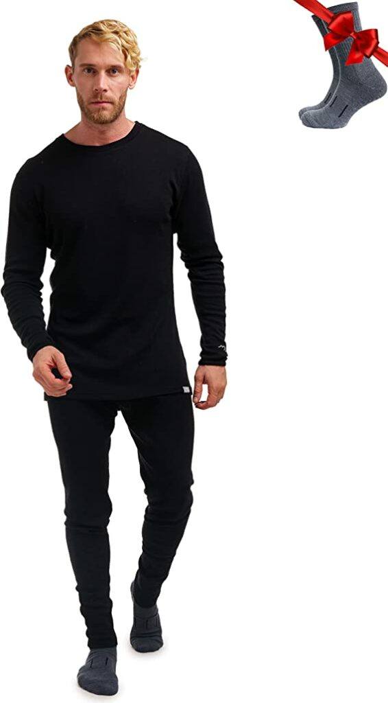 cold weather surf fishing gear - merino wool base layer