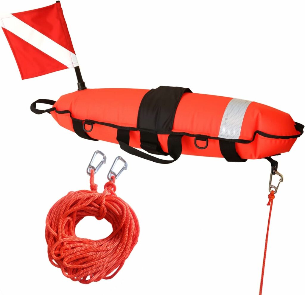 Spear fishing diver down float and flag 