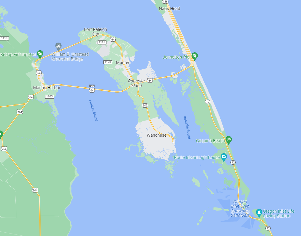 surf fishing north carolina - oregon inlet north carolina google maps