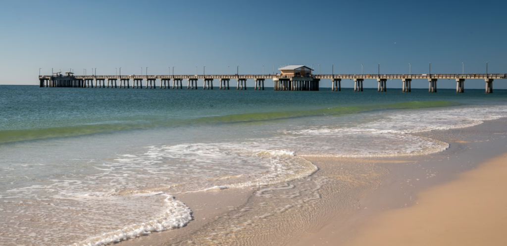 surf fishing gulf shores alabama - Gulf Shores State Park Fishing Pier