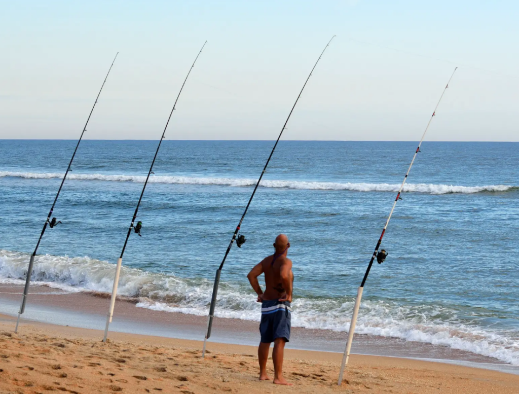 Surfcasting in Rough Seas - The Fishing Website