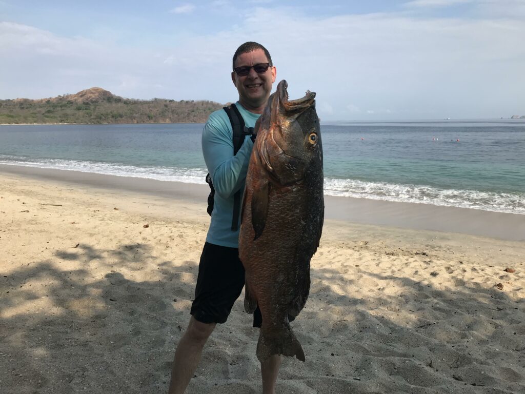 Cupabera Snapper from the Beach in Costa Rica