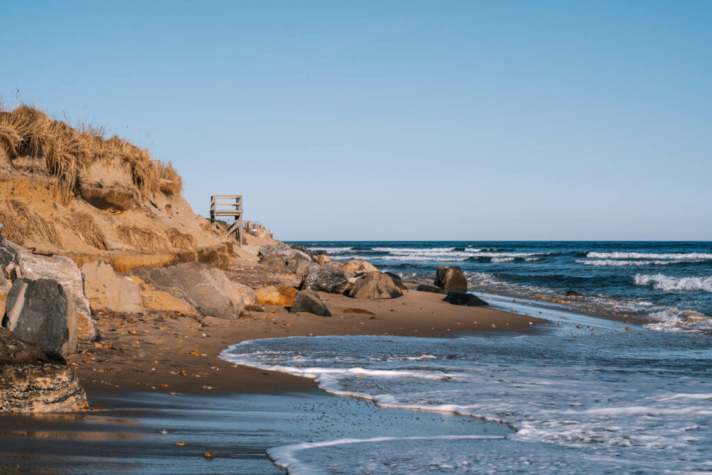 Montauk Point State Park Long Island New York - Surf fishing on Long Island