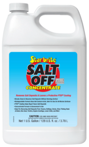 Image of a one gallon bottle of Salt Off salt remover and corrosion protectant
