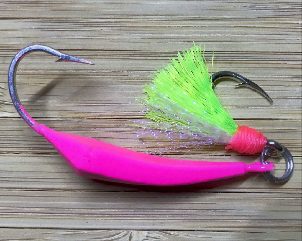 How to catch Pompano in the surf - Pink Pompano Jig