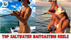 Saltwater Baitcasting Reels - Three lady anglers fishing from a boat using their saltwater baitcasting reels.