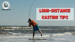 Long-distance casting featured image showing surf angler making an overhand cast