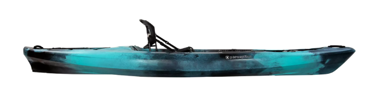 Perception Pescador Pro 120 fishing kayak side view