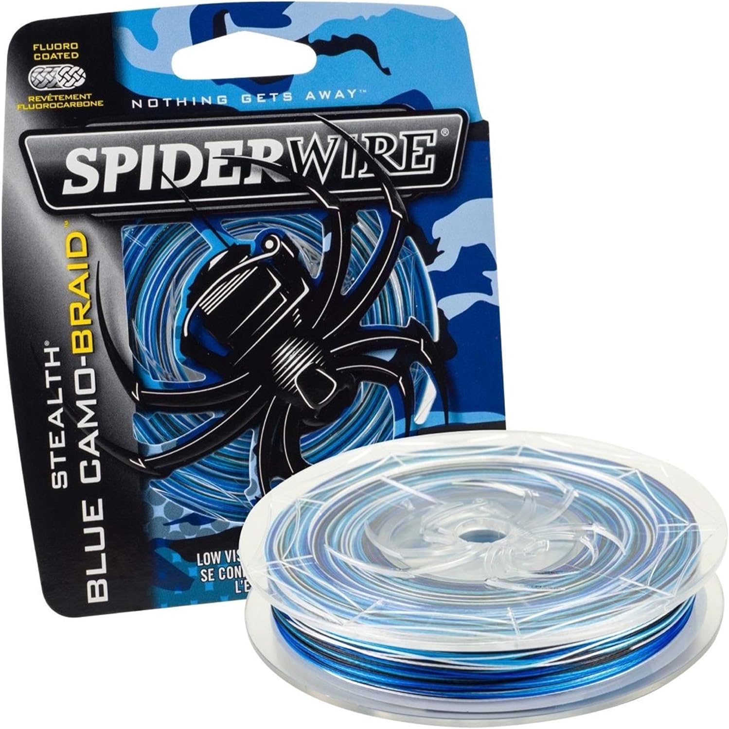 Spiderwire Stealth Blue Camo Braided Fishing line