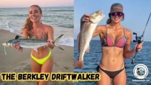 Berkley Drift Walker top water lures - two lady anglers, one with a spanish mackerel and the other with a redfish both caught with the berkley driftwalker.