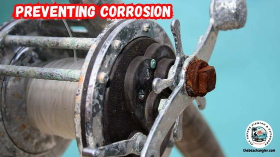 How to prevent saltwater corrosion showing a very corroded Penn Conventional Reel