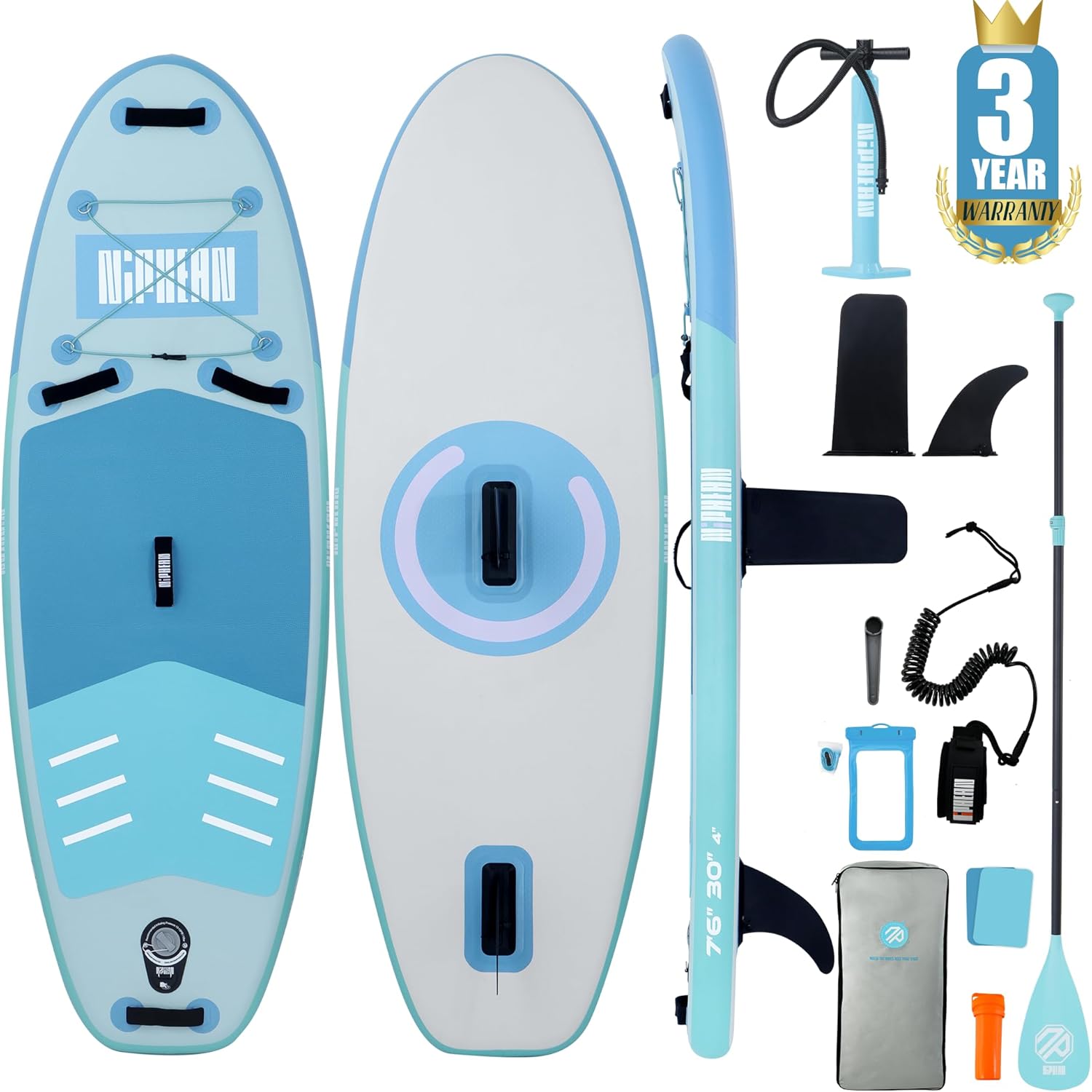 niphean Pagaie Paddle, Pagaie Kayak en 3 et 4 Pièces Détachables et niphean Pagaie Paddle, Pagaie Kayak en 3 et 4 Pièces Détachables et