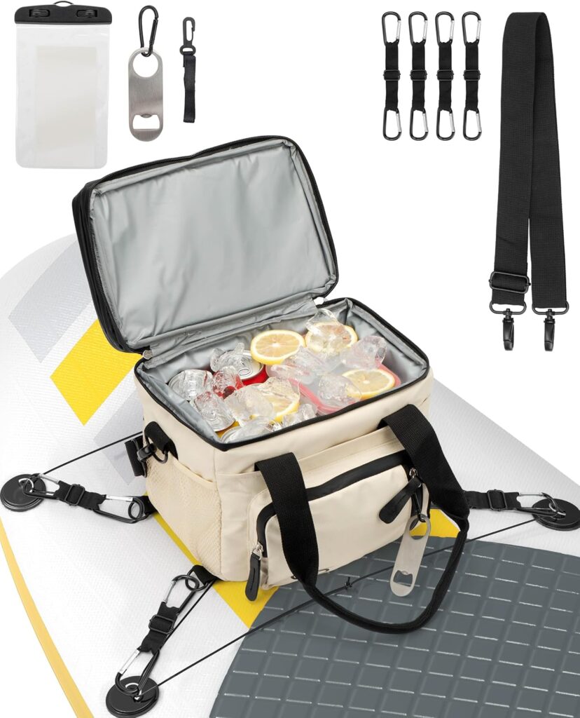 Cooler accessory for stand up paddle boards
