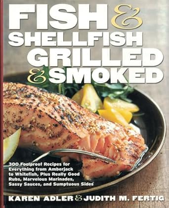 Cover image of the cookbook "Fish & Shellfish Grilled & Smoked".