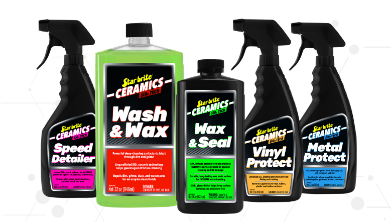 Starbrite Ceramics cleaners and protectants.
