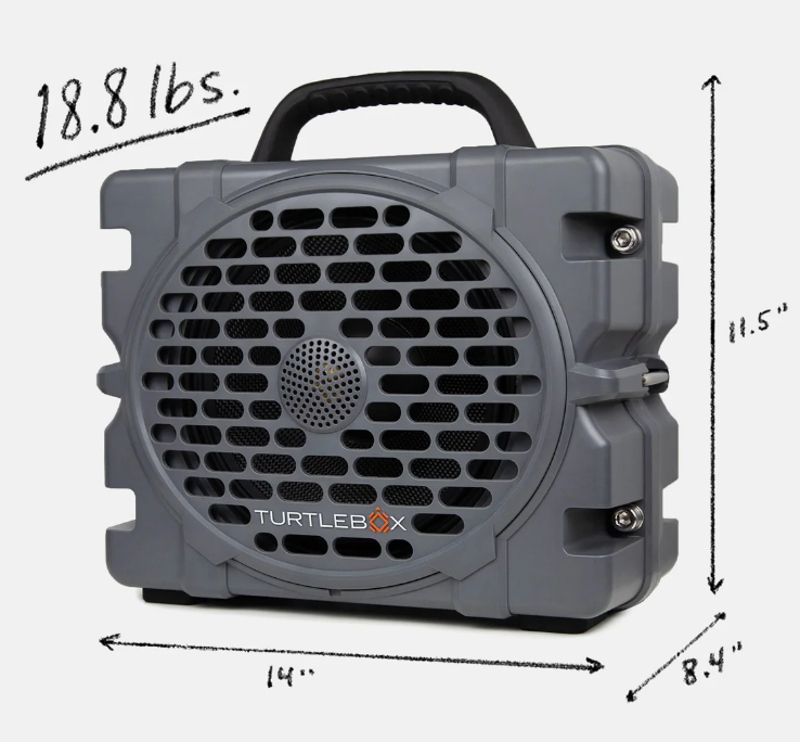 Turtlebox Grande Waterproof Speaker.