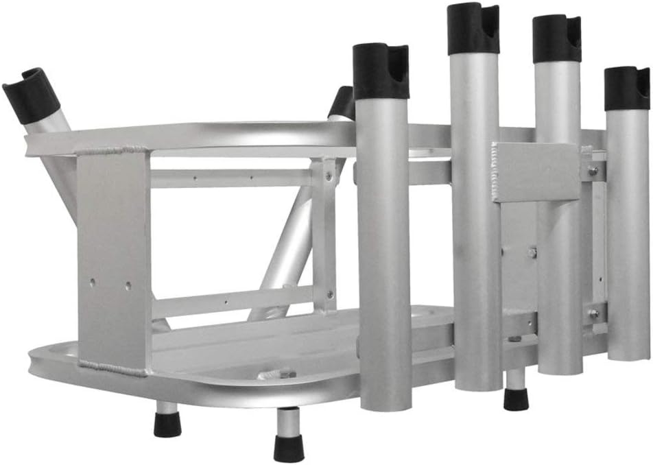 Extreme Max Aluminum Fishing Rod Rack and Cooler Combo